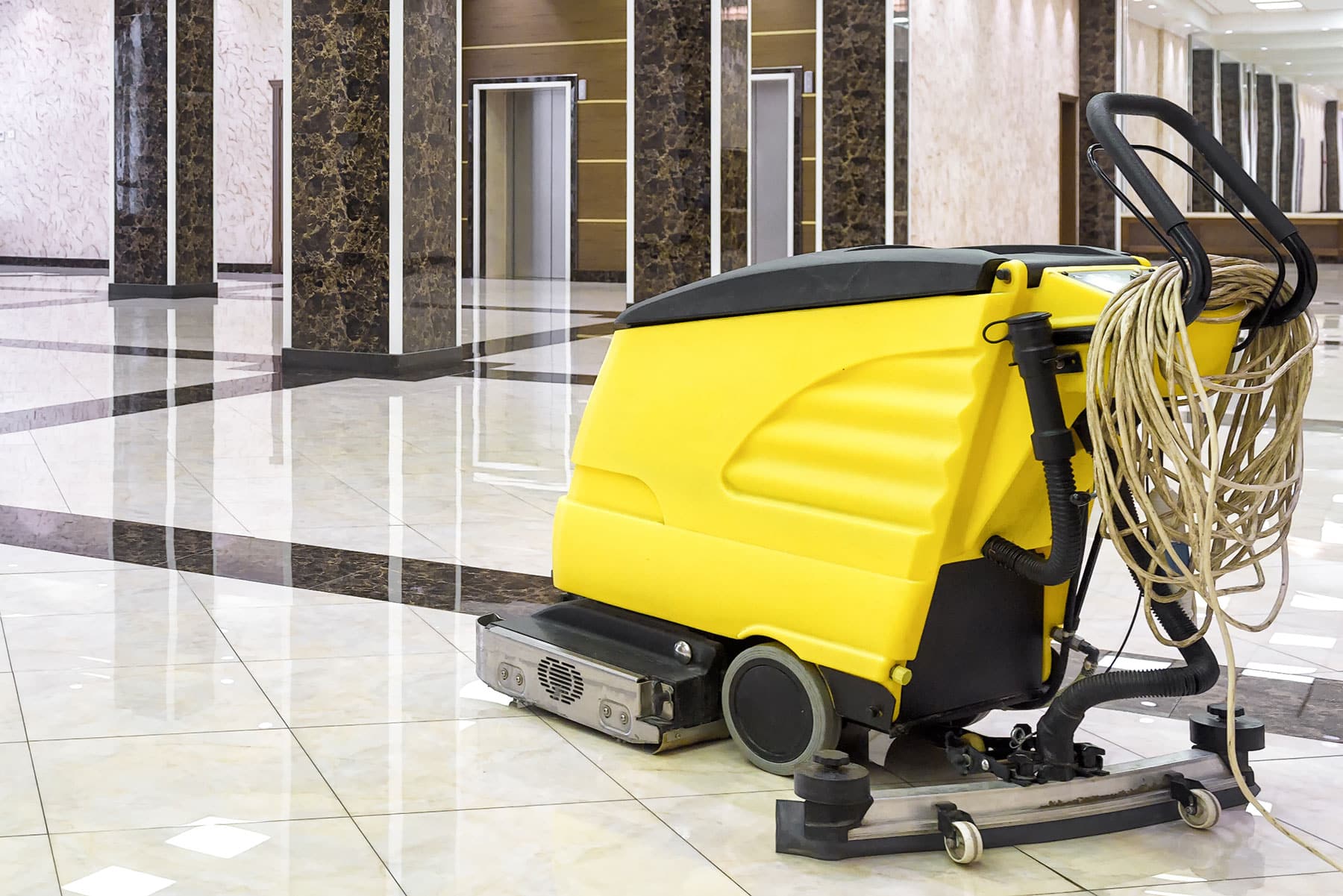 Industrial floor washer